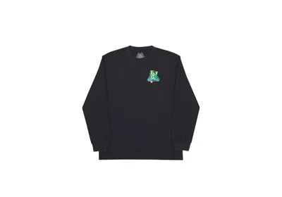 Pre-owned Palace Men's  Dancing Man Longsleeve In Black