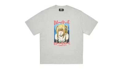 Pre-owned Palace Men's  Death Note T-shirt In Grey Marl In Gray