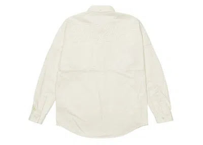 Pre-owned Palace Men's  Denim Bossy Shirt In White
