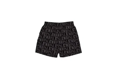 Pre-owned Palace Men's  Domino Print Swim Shorts In Black
