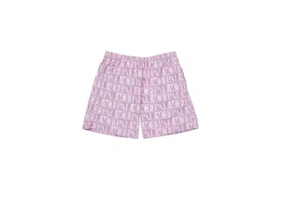 Pre-owned Palace Men's  Domino Print Swim Shorts In Lilac