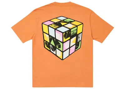 Pre-owned Palace Men's  Don't Be Square T-shirt In Caramel In Brown