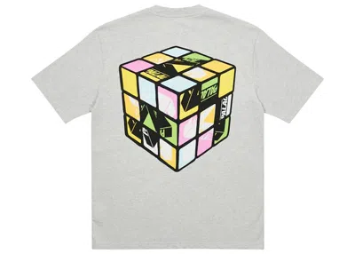 Pre-owned Palace Men's  Don't Be Square T-shirt In Grey Marl