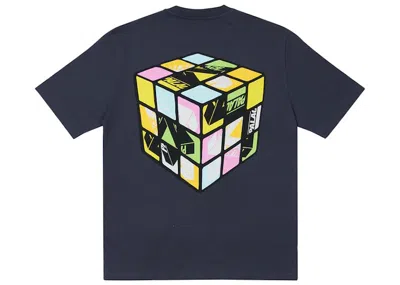 Pre-owned Palace Men's  Don't Be Square T-shirt In Navy Blue