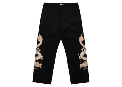 Pre-owned Palace Men's  Double Dragon Tour Plain Pant In Black