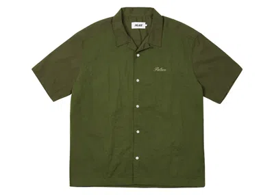 Pre-owned Palace Men's  Double Faced Shirt In The Deep Green