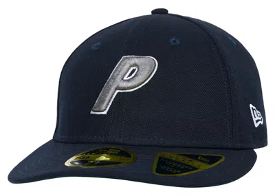 Pre-owned Palace Men's  Dragon P New Era Lp 59fifty Cap In Navy Blue