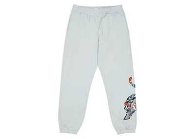 Pre-owned Palace Men's  Dragon Sweatpants In Grey