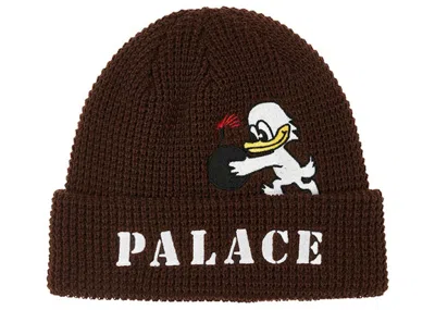 Pre-owned Palace Men's  Duck Bomb Beanie In Brown