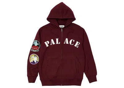 Pre-owned Palace Men's  Duck Bomb Hoodie In Burgundy