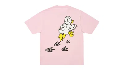 Pre-owned Palace Men's  Duck Off T-shirt In Lush Flush