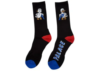 Pre-owned Palace Men's  Duck Out Sock In Black