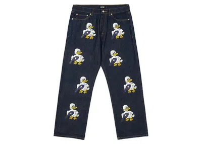 Pre-owned Palace Men's  Ducks Baggies Jean In Stone Wash