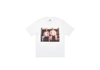 Pre-owned Palace Men's  Dude T-shirt In White