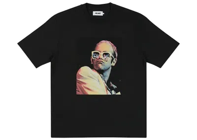 Pre-owned Palace Men's  Elton John Icon T-shirt In Black