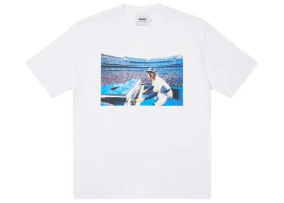 Pre-owned Palace Men's  Elton John Piano T-shirt In White