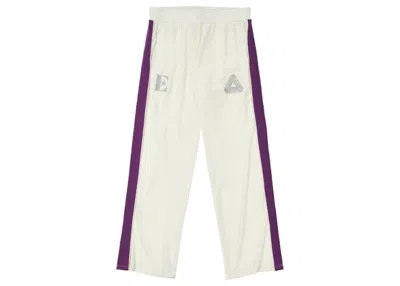 Pre-owned Palace Men's  Elton John Velour Track Bottoms In White
