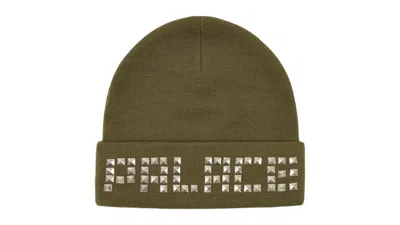 Pre-owned Palace Men's  Emotional Studded Beanie In The Deep Green