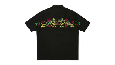 Pre-owned Palace Men's  English Rose Shirt In Black