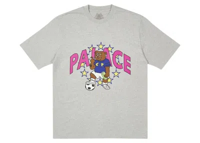 Pre-owned Palace Men's  Euro T-shirt (fw21) In Grey Marl In Gray