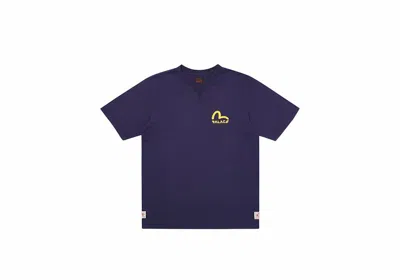 Pre-owned Palace Men's  Evisu T-shirt In Navy Blue