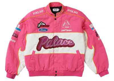 Pre-owned Palace Men's  Fast Cotton Jacket In Pink