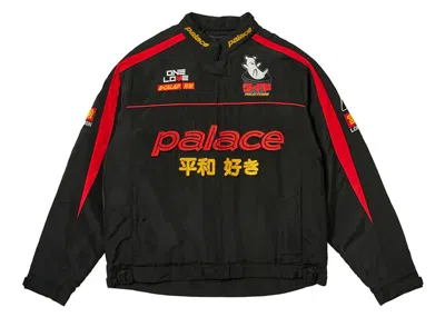 Pre-owned Palace Men's  Faster Jacket In Black/red