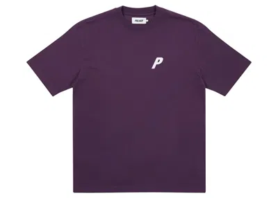 Pre-owned Palace Men's  Felt P T-shirt (fw21) In Purple