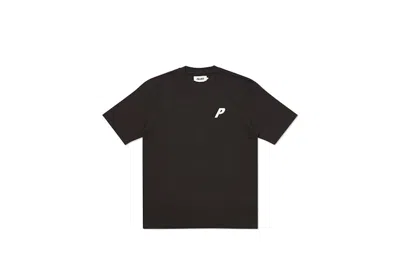Pre-owned Palace Men's  Felt P T-shirt In Black