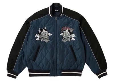 Pre-owned Palace Men's  Festival Bomber Jacket In Black
