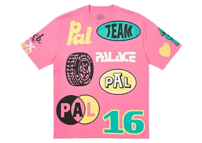 Pre-owned Palace Men's  Fill Up T-shirt In Fruity Pink