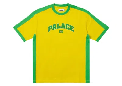 Pre-owned Palace Men's  Flag T-shirt In Yellow
