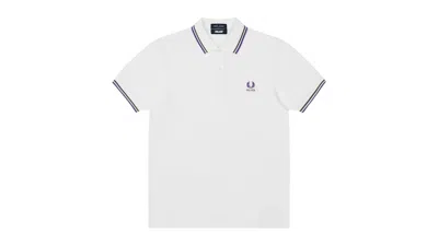 Pre-owned Palace Men's  Fred Perry Shirt In White