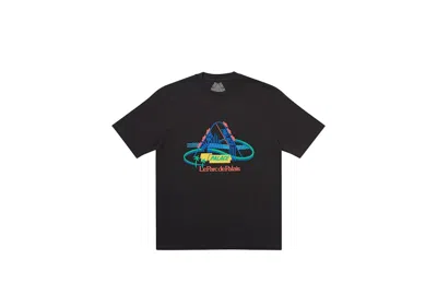 Pre-owned Palace Men's  French Ones T-shirt In Black