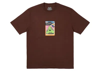 Pre-owned Palace Men's  Fresh Air T-shirt In Nice Brown