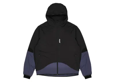 Pre-owned Palace Men's  Front Runner Jacket In Black/navy Blue In Multi
