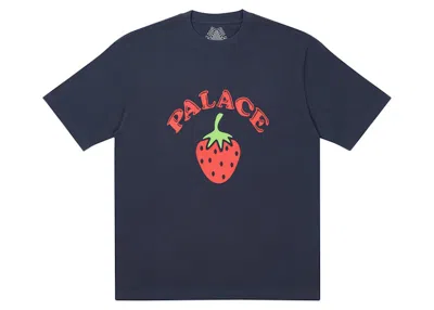 Pre-owned Palace Men's  Fruity T-shirt In Navy Blue
