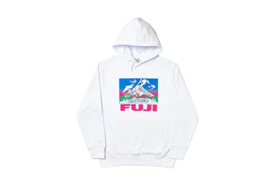 Pre-owned Palace Men's  Fuji Hoodie In White