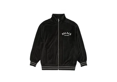 Pre-owned Palace Men's  Galore Velour Track Top In Black