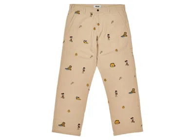 Pre-owned Palace Men's  Garfield Work Pant In Beige