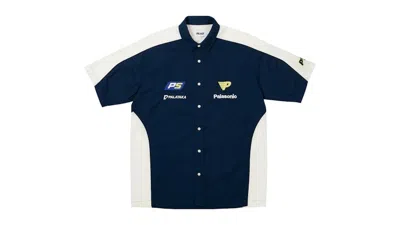 Pre-owned Palace Men's  Gassed Up Shirt In Navy Blue
