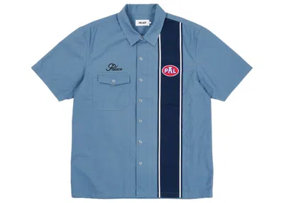 Pre-owned Palace Men's  Gassy Shirt In Blue