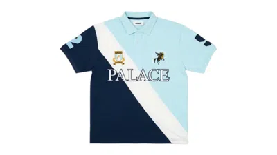 Pre-owned Palace Men's  Geezer Polo Shirt In Navy/blue