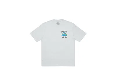 Pre-owned Palace Men's  Globlerone T-shirt In Grey Marl In Gray