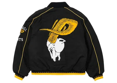 Pre-owned Palace Men's  Goats Varsity Jacket In Black