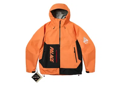 Pre-owned Palace Men's  Goretex 3l Jacket In Tiger Orange