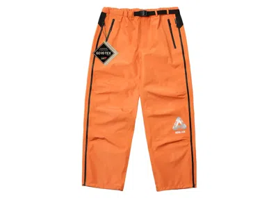 Pre-owned Palace Men's  Goretex 3l Trouser In Tiger Orange