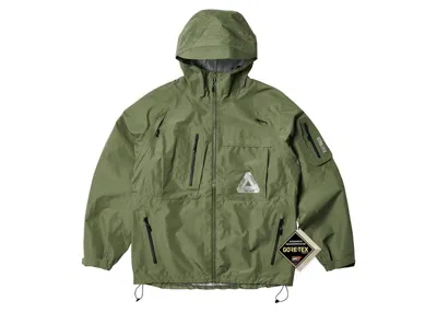 Pre-owned Palace Men's  Goretex Cargo Jacket In Olive