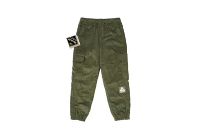 Pre-owned Palace Men's  Goretex Corduroy Cargos In Green