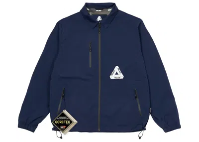 Pre-owned Palace Men's  Goretex Paclite Coach Jacket In Navy Blue